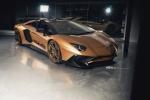Lamborghini Aventador LP750-4 SV Roadster Matte Gold by Novitec Torado on ADV.1 Wheels (ADV5.3 TRACK 2018 года